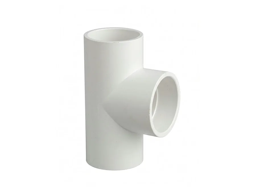 Finolex SWR Selfit Double Socket Tee Plain 40mm (1-1/4 inch) Drainage Fitting