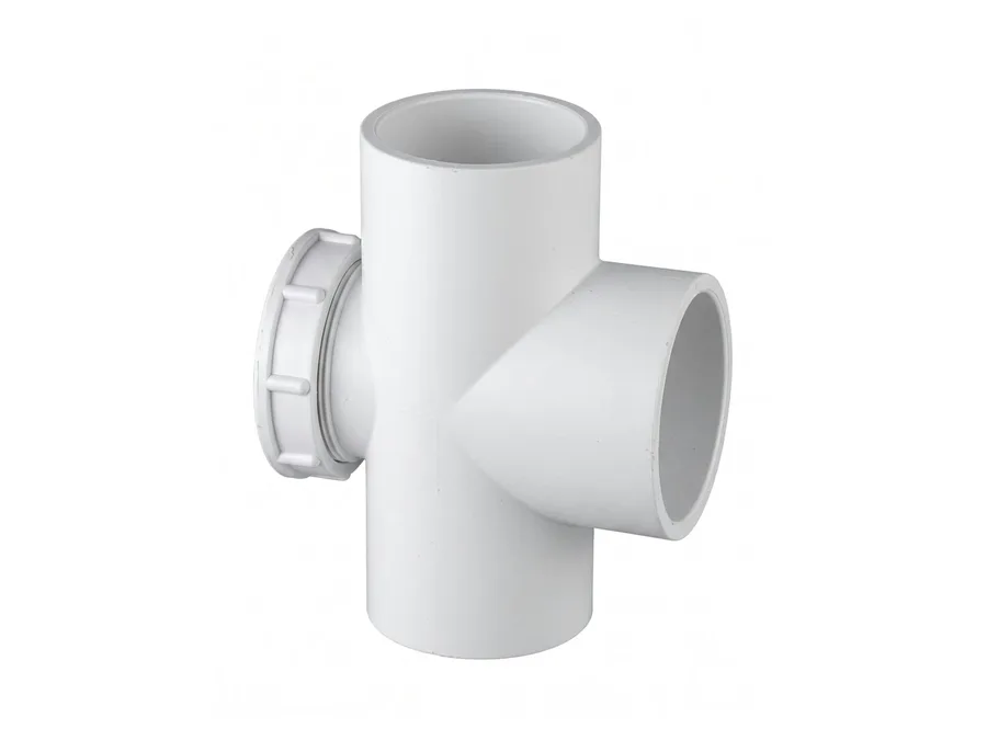 Finolex SWR Selfit Double Socket Tee Door 63mm (2 inch) Drainage Fitting
