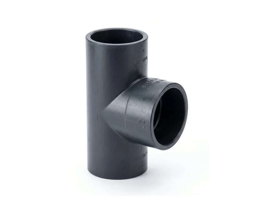 Finolex Heavy Rigid PVC Reducer Tee 10 kgf/cm2 50x40mm (1-1/2 x 1-1/4 inch) Agriculture Fitting