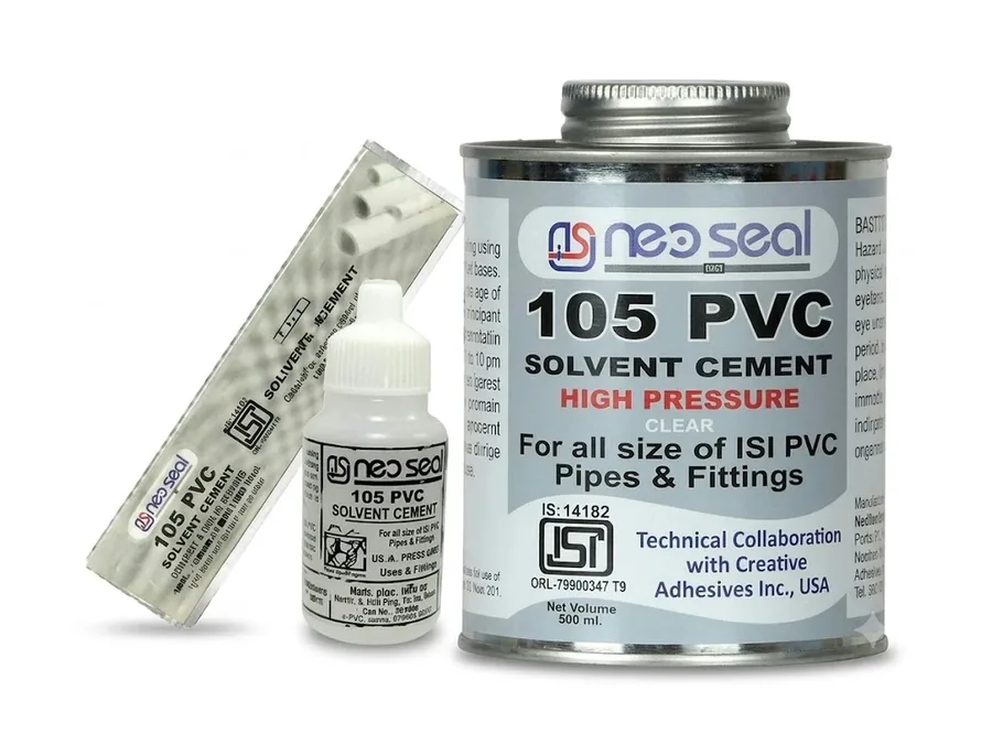 Neoseal 105 PVC Solvent Cement ISI Approved Irrigation Cement - 5000ml (5 Litre) HDPE Can