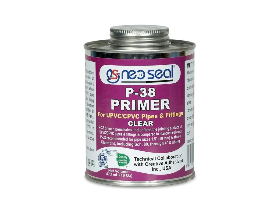 Neoseal P-38 Primer for PVC, UPVC & CPVC Pipes - 473ml (16 oz) Tin Can