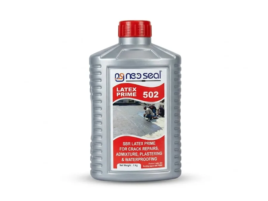 Neoseal 502 SBR Latex Prime for Crack Repairs, Admixture & Waterproofing - 1kg