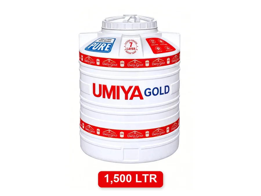 Umiya Gold 7 Layer Water Tank 1,500 Litre