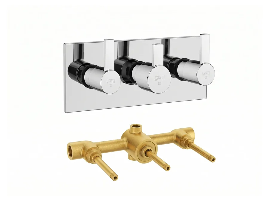 DCI AI Prime Flange of Concealed Wall Mixer Set FZ638
