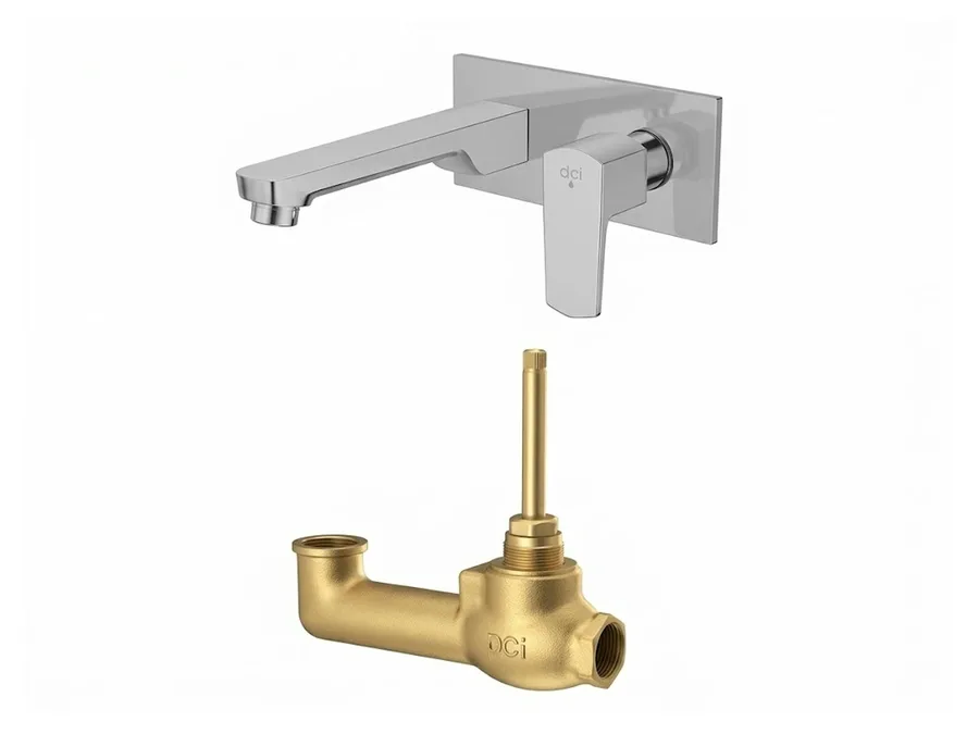DCI Kubix Premium Single Concealed Stop Cock Set FZ713