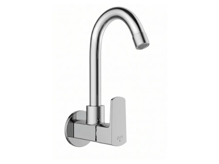 DCI Kubix Premium Sink Cock Swinging Spout with Wall Flange (Wall Mounted) Z717