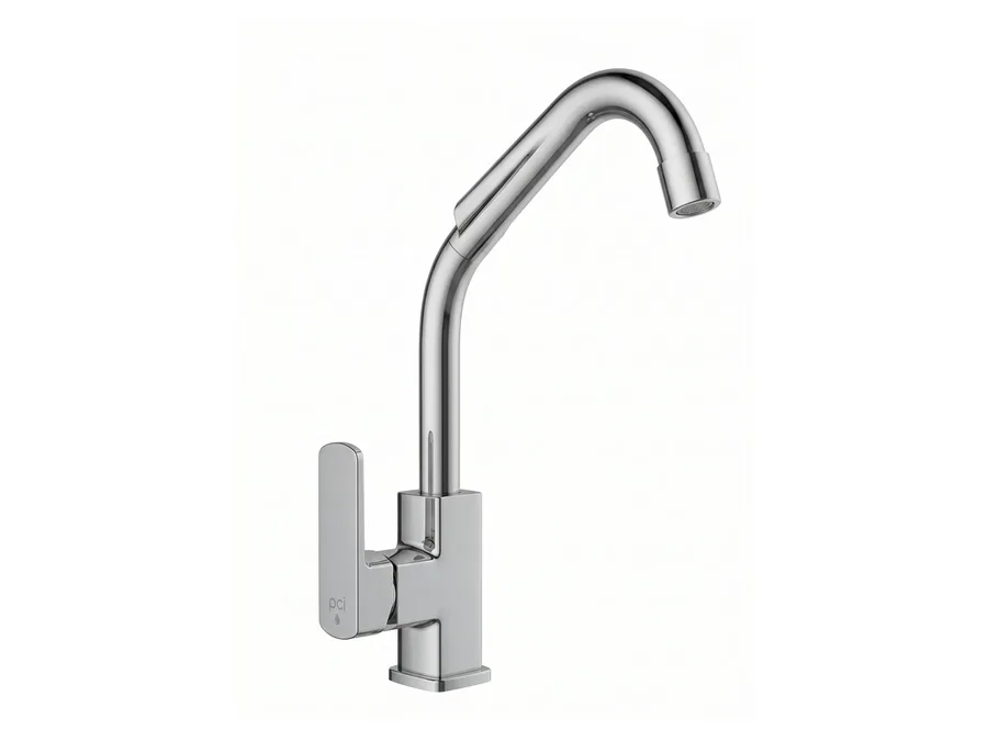 DCI Kubix Premium Pillar Cock with Extended Swinging Spout Heavy (Table Mounted) Z724