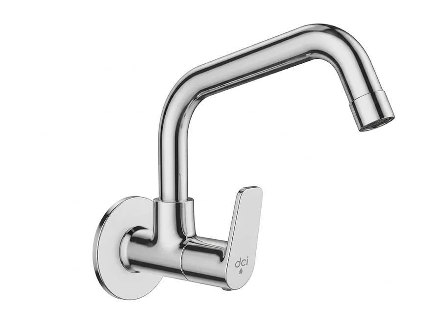DCI Oria Sink Cock Extended Swinging Spout with Wall Flange (Wall Mounted) Z820
