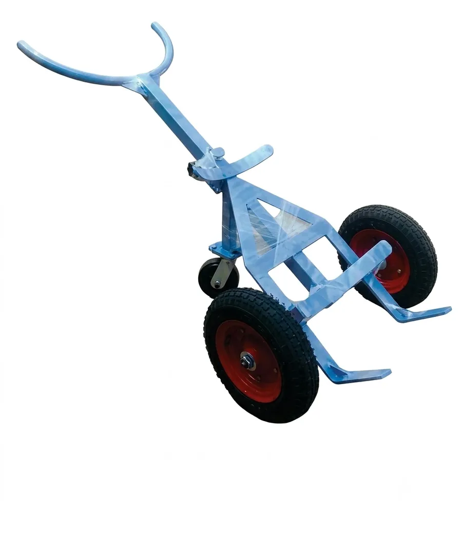 Drum Trolley with Scooter Wheels – Easy Barrel Transport Cart