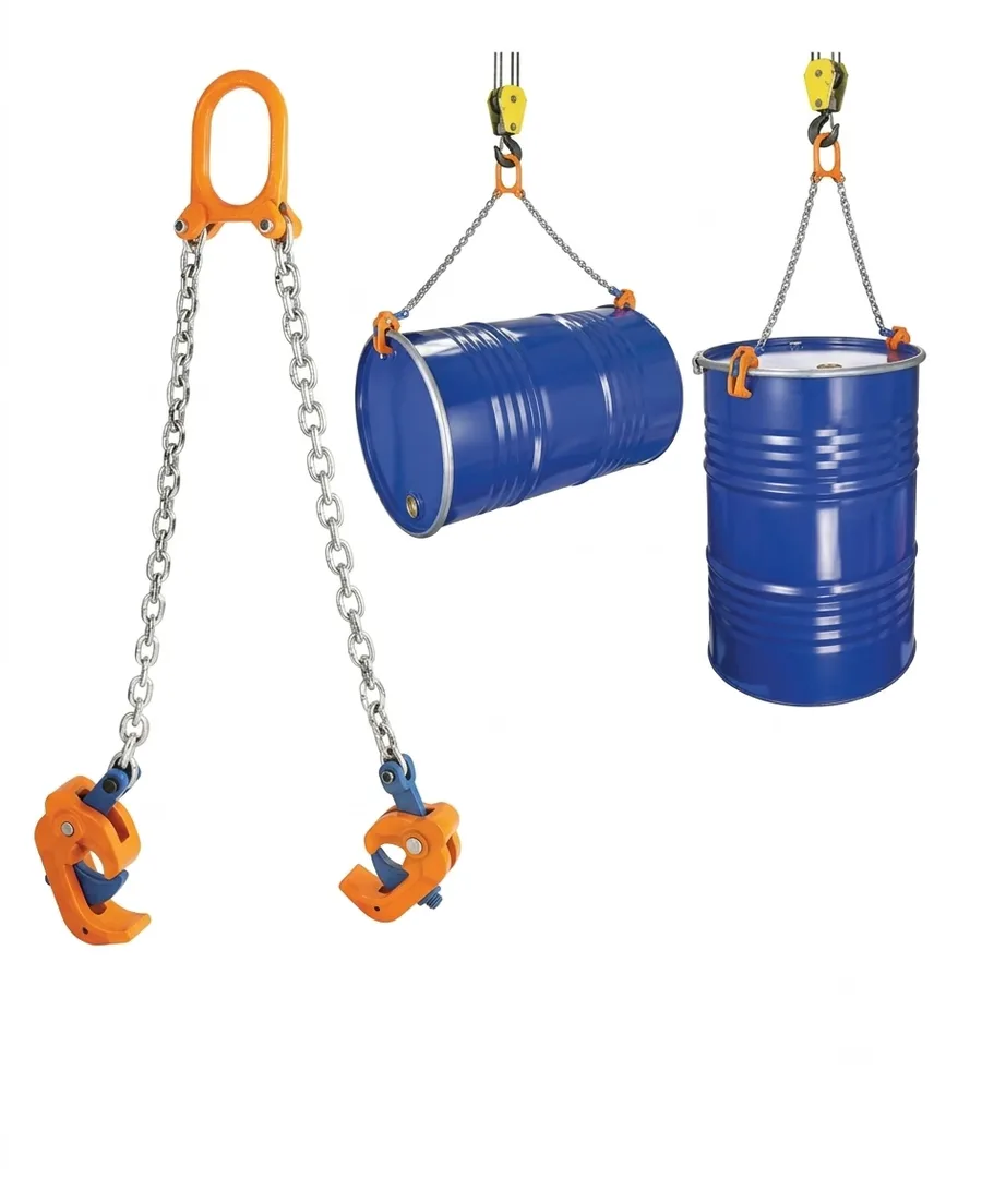 Drum Lifter Clamp with Chain – Safe Drum Lifting & Hoisting