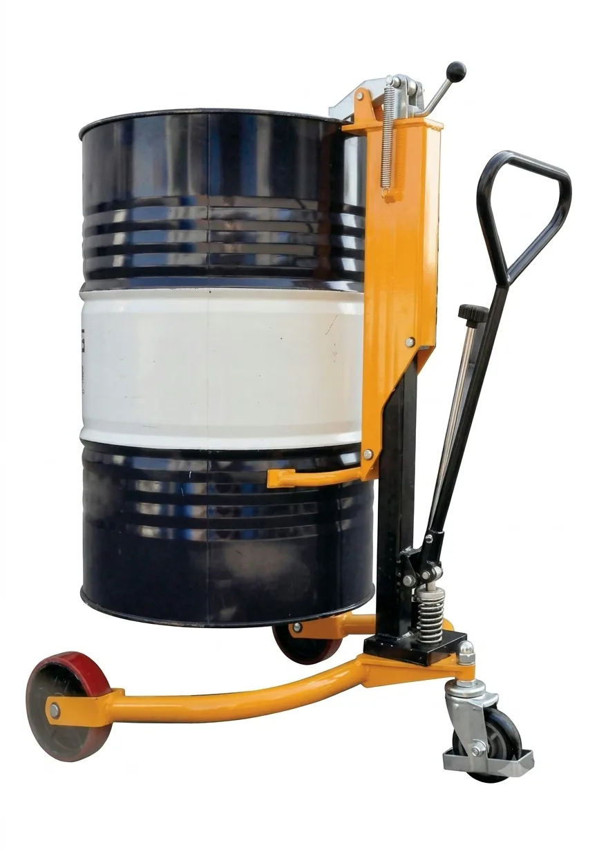 Hydraulic Drum Handler – Drum Lifter Trolley for Barrel Transport
