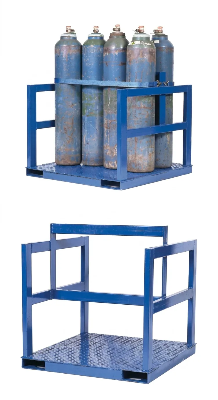 Gas Cylinder Pallet – Steel Cylinder Storage & Transport Pallet