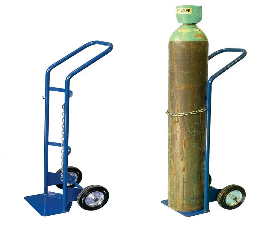 Small Cylinder Trolley – Compact Gas Cylinder Hand Truck