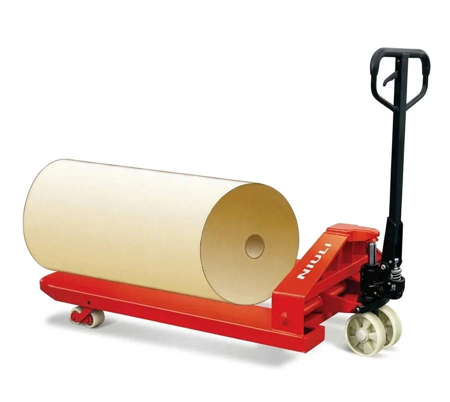 Reel Pallet Truck – Paper Roll & Reel Handling Hand Truck