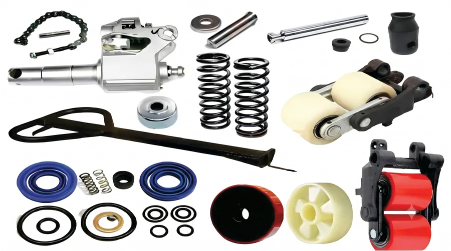 Hydraulic Hand Pallet Truck Spares – Seals, Wheels, Pumps & Springs