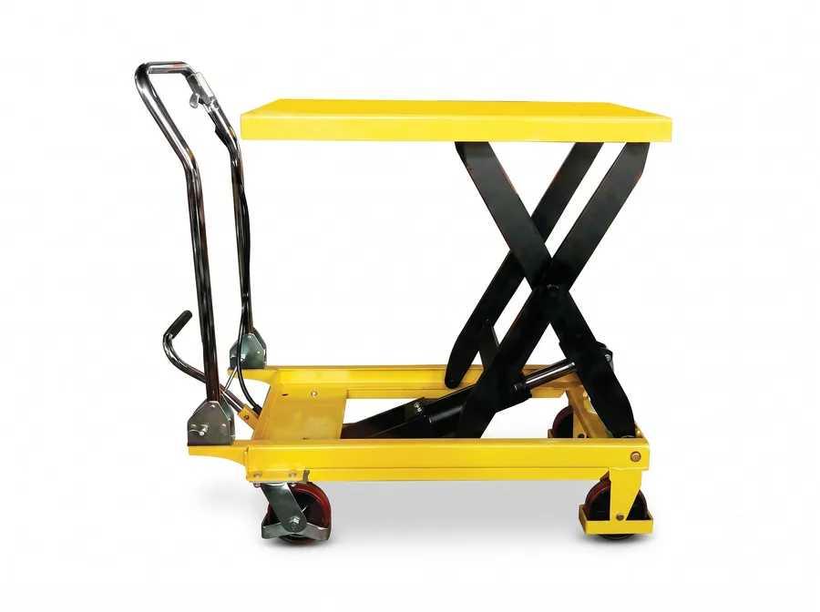 Manual Scissor Lift Table – Hydraulic Mobile Lift Table Trolley