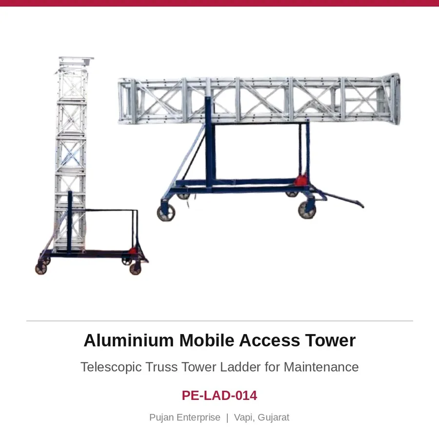 Aluminium Mobile Access Tower – Telescopic Truss Tower Ladder for Maintenance