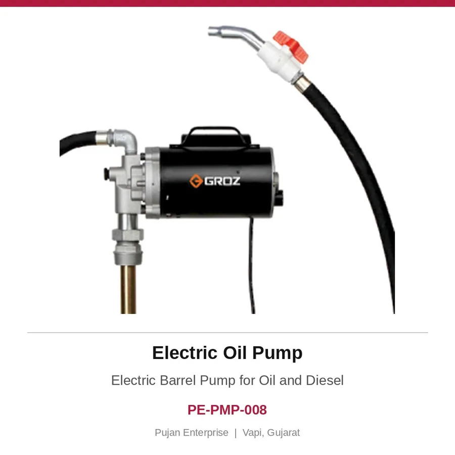 Electric Oil Pump – Electric Barrel Pump for Oil and Diesel
