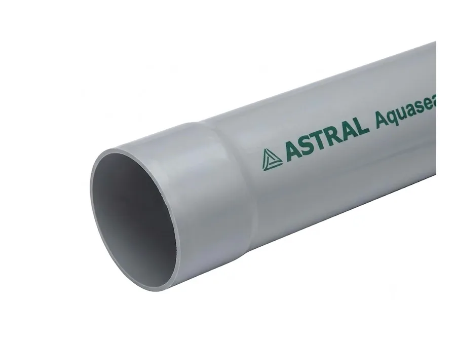 Astral AquaSafe uPVC Selfit Pressure Pipe 90 mm (3 inch) – 2.5 kgf/cm² – 3 Metre