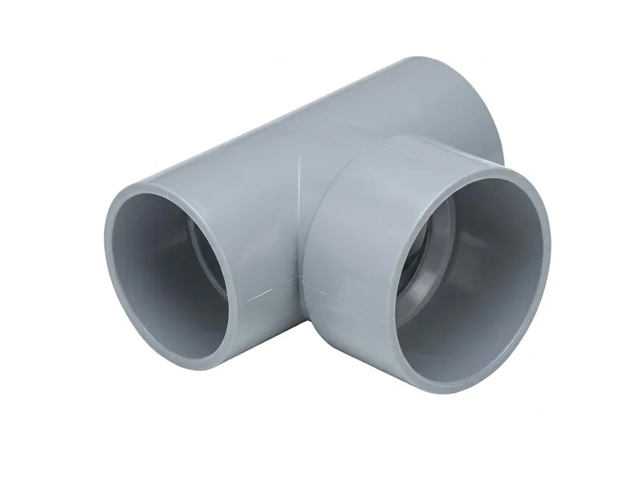 Astral AquaSafe uPVC Enlarge Tee 63 x 75 mm (2 x 2½ inch) – 6 kgf/cm² Moulded Fitting