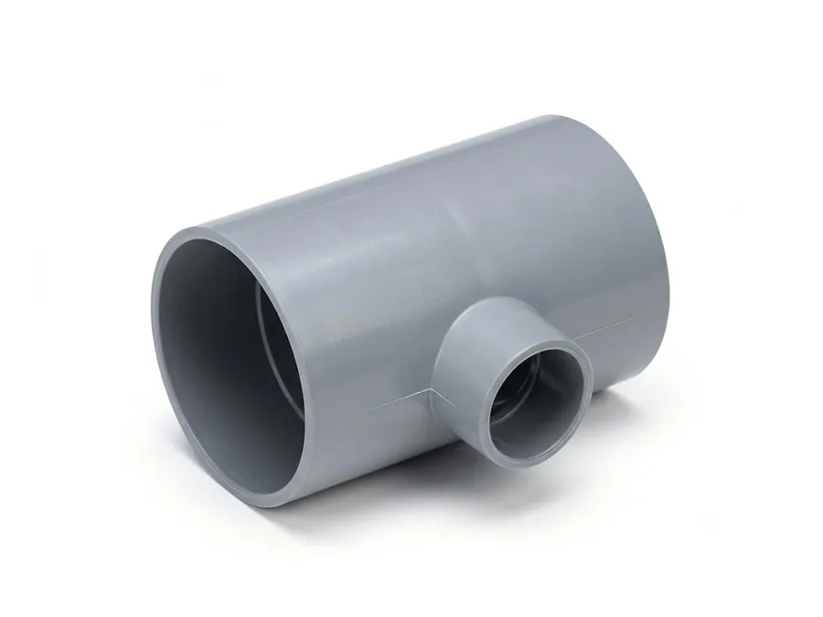 Astral AquaSafe uPVC Reducer Tee 110 x 63 mm (4 x 2 inch) – 6 kgf/cm² Moulded Fitting