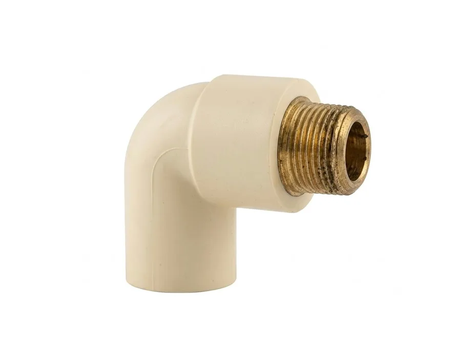 Astral CPVC Pro Male Brass Elbow 90° (Threaded x Socket) 20 x 15 mm (¾ x ½ inch)