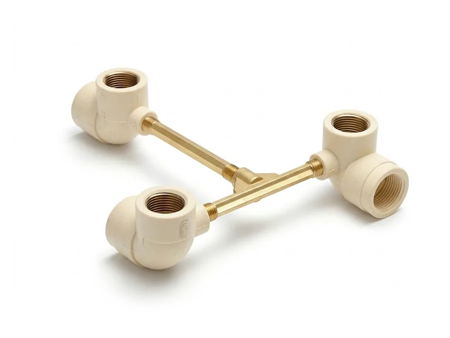 Astral CPVC Pro Hot Up Cold Down Adaptor 3 in 1 Wall Mixer Adaptor 20 x 15 mm (¾ x ½ inch)