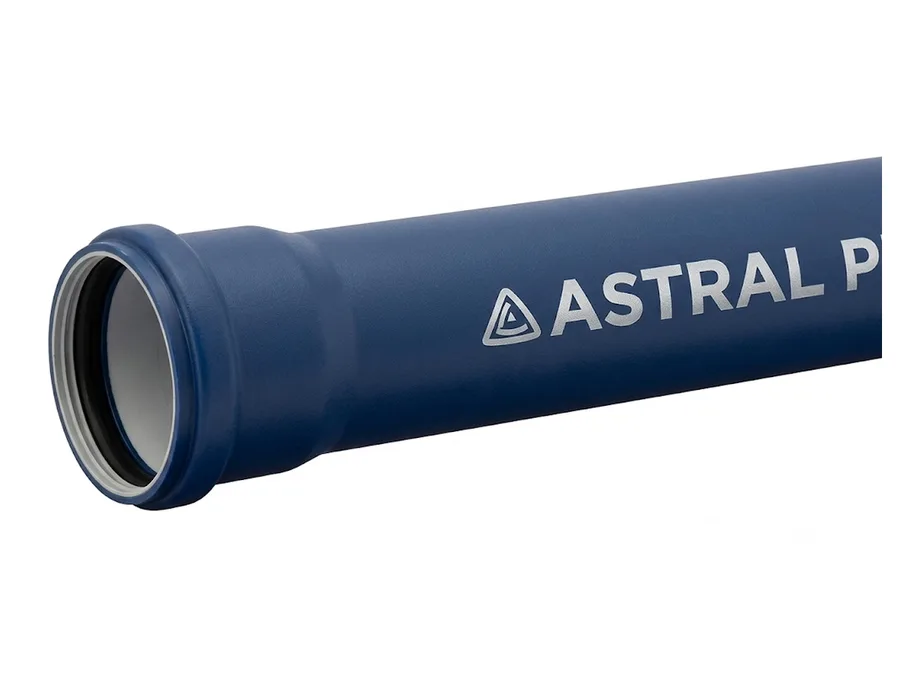 Astral DrainPro PP SWR Drainage Pipe 50 mm x 1 RFT Single Socket (S/S)