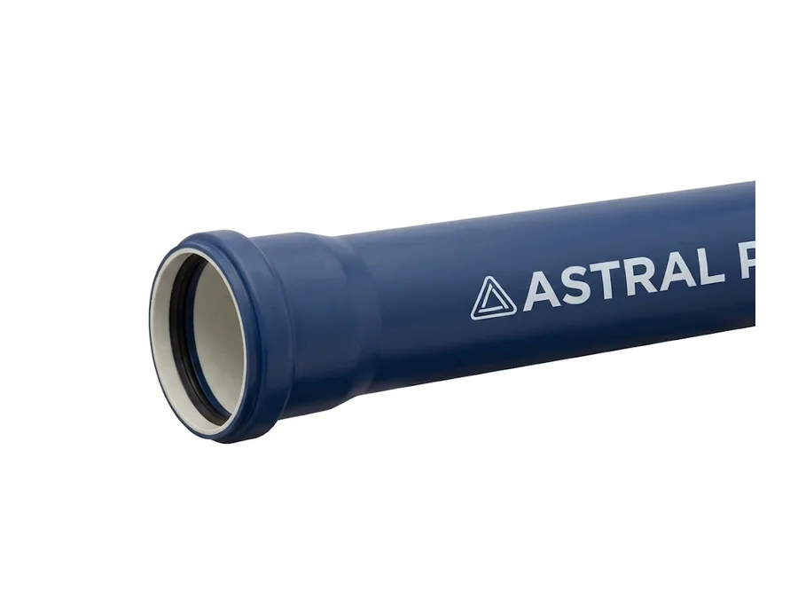 Astral DrainPro PP SWR Drainage Pipe 200 mm x 3 RFT Double Socket (D/S)