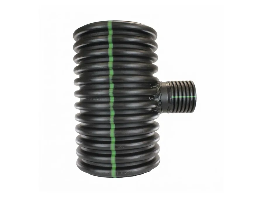 Astral D-Rex Fabricated Reducer Tee SN8 (DWC Pipe to Perforated Pipe) 200 x 65 mm