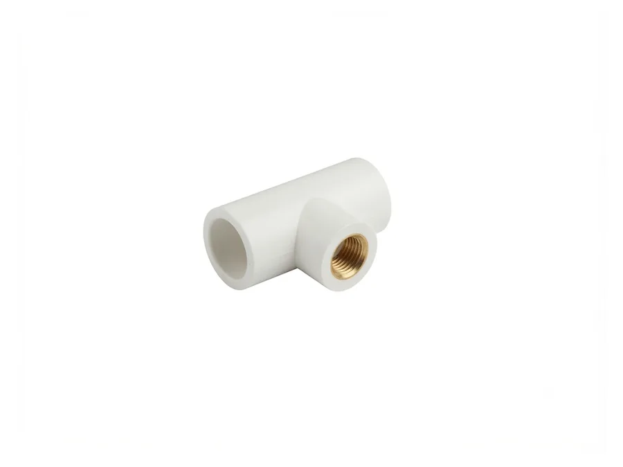 Astral Aquarius uPVC Tee (Brass Threaded x Socket) Schedule 80 20 x 20 mm (¾ x ¾ inch)