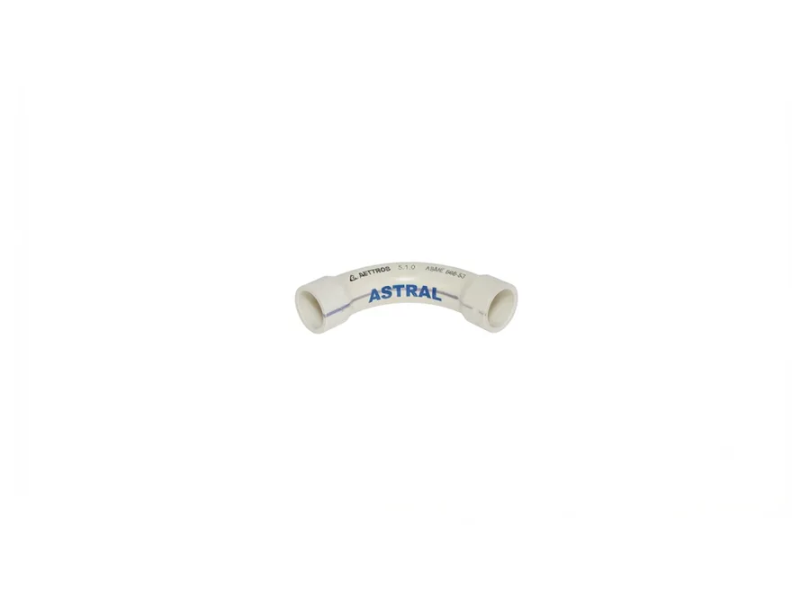 Astral Aquarius uPVC Long Radius Bend 90° (Socket) Schedule 80 40 mm (1½ inch)