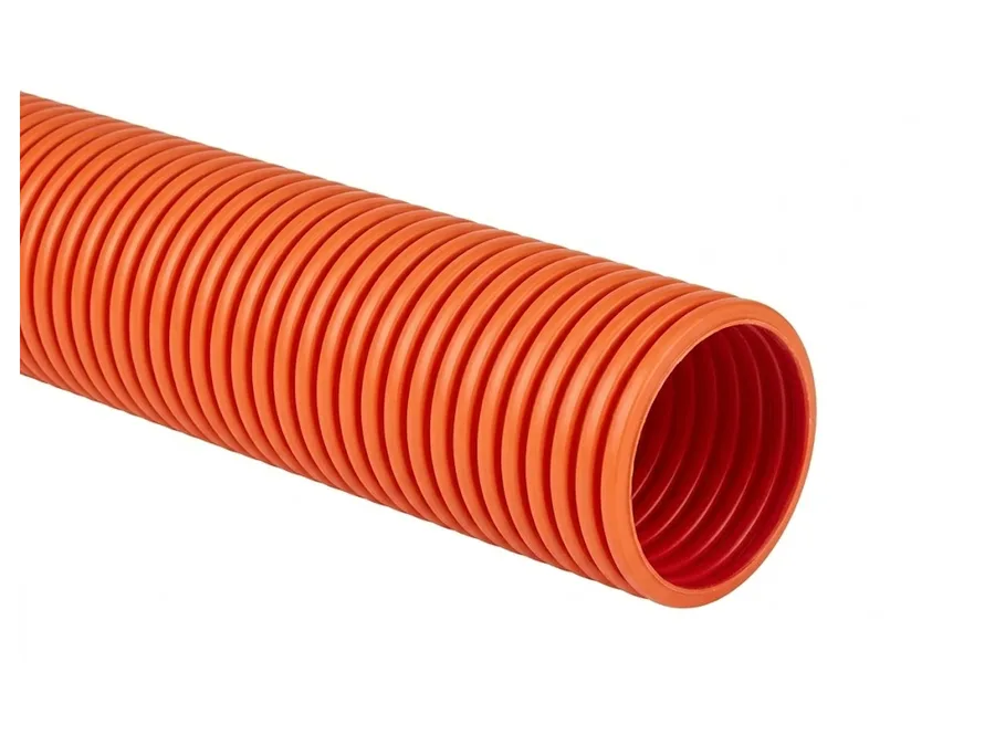 Astral Double Wall Corrugated (DWC) Cable Protection Pipe 180 mm 450N Inner Plain AR NFP Orange - 6 m