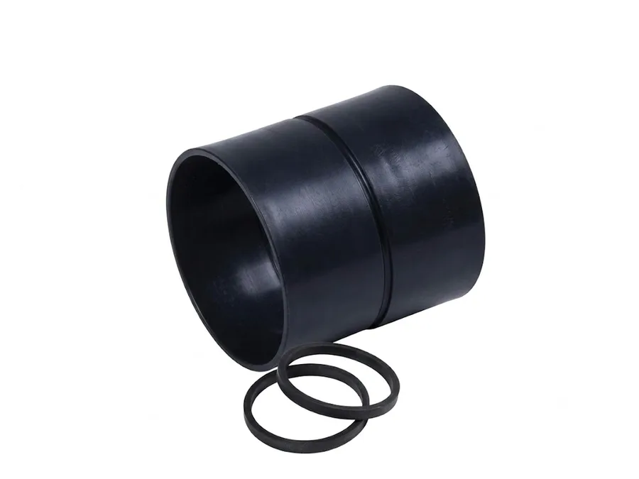 Astral Coupler Black (AR+NFP+AT+UV) with 2 Rubber Rings for 250 mm DWC Cable Protection Pipe