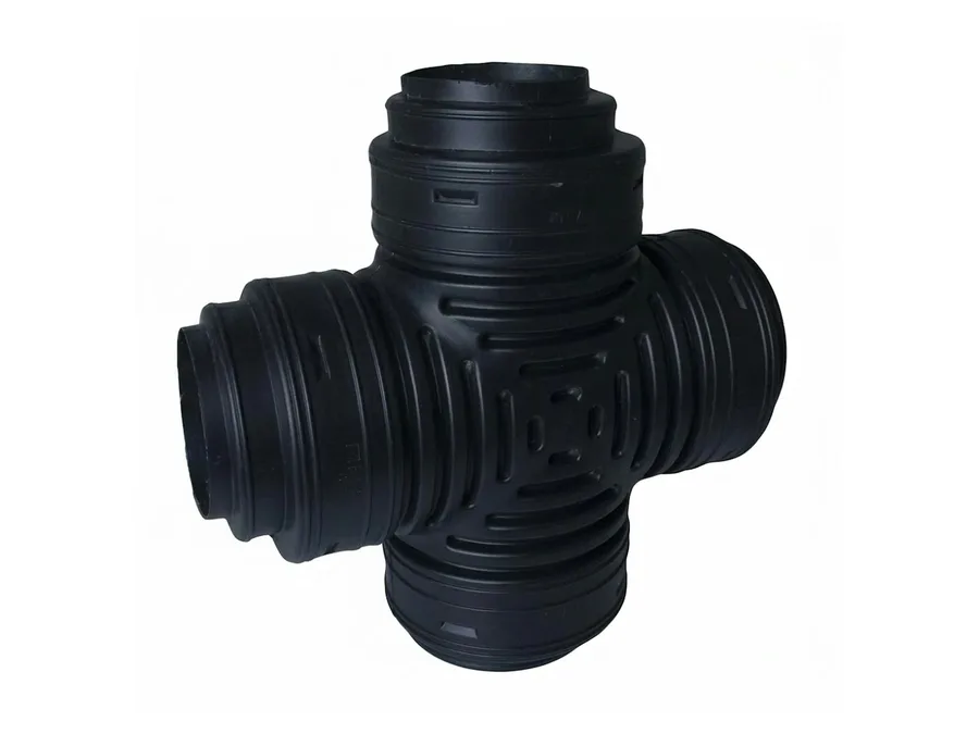 Astral Fabricated Reducing Cross 200 x 175 x 90 mm for DWC Cable Protection Pipe