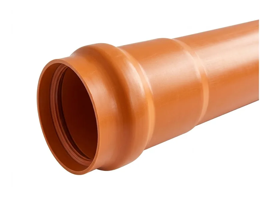 Astral Underground PVC Drainage & Sewerage Pipe Ring Fit SN 8 250 mm x 6 Metre Single Socket (S/S)
