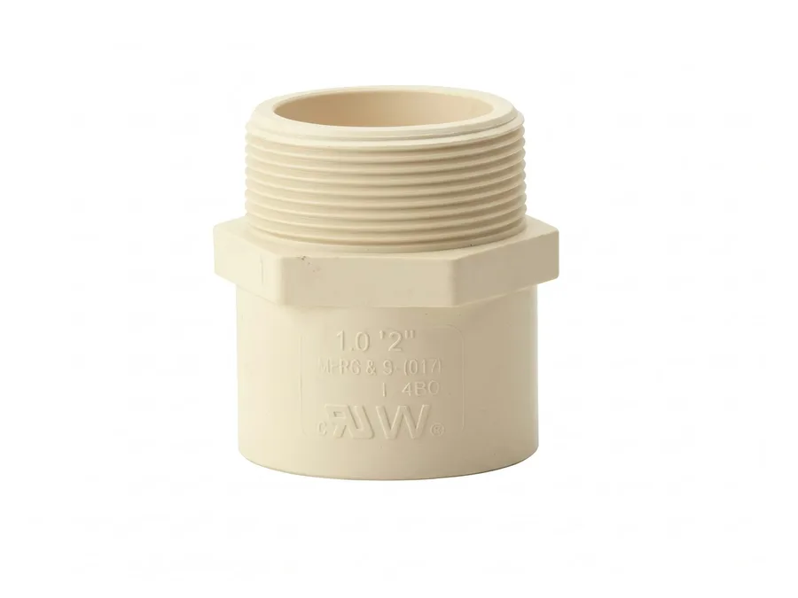 Prince Pipes SmartFit Plus CPVC Reducing Male Threaded Adapter 25 X 20 mm (1 X 3/4 inch) SDR 11
