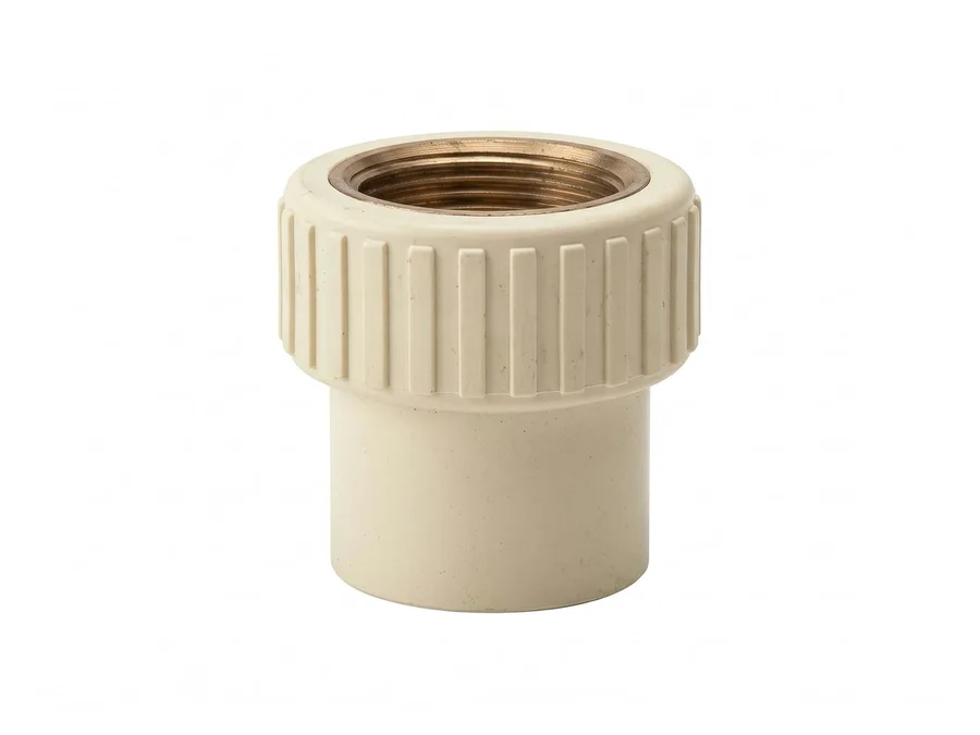 Prince Pipes SmartFit Plus CPVC Female Threaded Adapter (Brass Insert) 20 X 15 mm (3/4 X 1/2 inch) SDR 11
