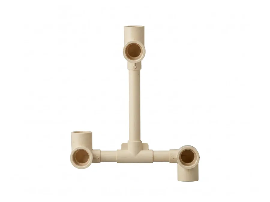 Prince Pipes SmartFit Plus CPVC Wall Mixer Hot Up & Cold Down 150 mm 20 X 15 mm (3/4 X 1/2 inch)