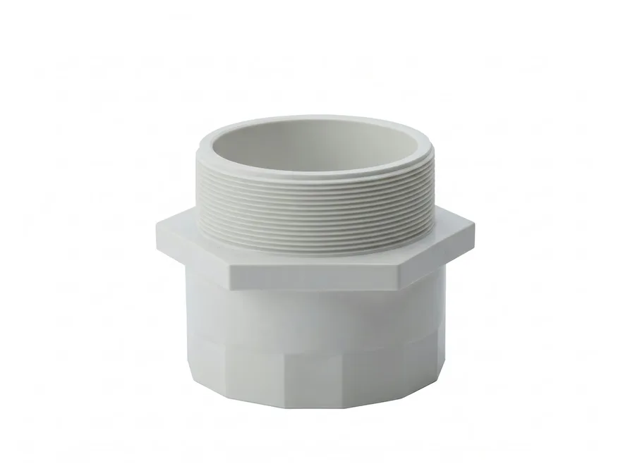 Prince Pipes Easyfit UPVC Reducing Male Threaded Adapter 20 X 15 mm (3/4 X 1/2 inch) SCH 80