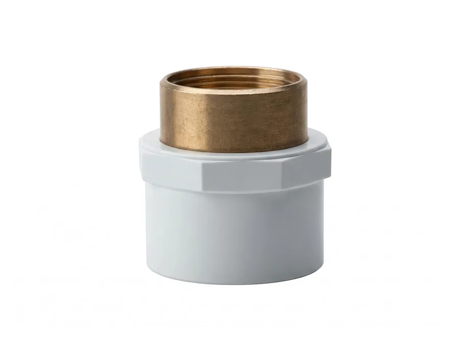Prince Pipes Easyfit UPVC Male Threaded Adapter (Brass Insert) 50 mm (2 inch) SCH 80