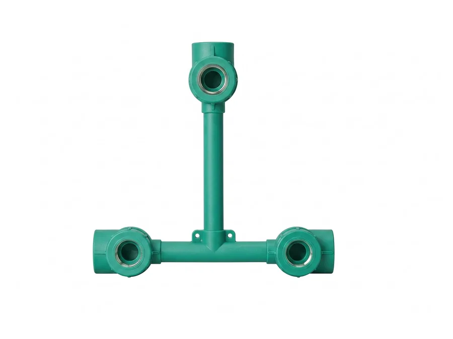 Prince Pipes Greenfit PPR Wall Mixer (Hot Side | Cold Side) 25 X 20 mm (3/4 X 1/2 inch)