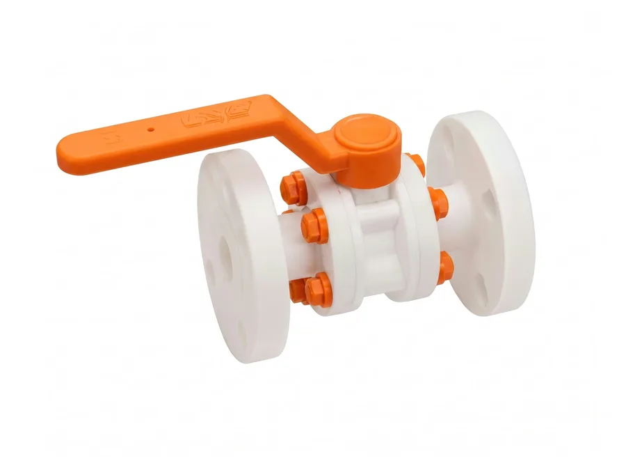 Prince Pipes Greenfit PPR Ball Valve Flange End 200 mm
