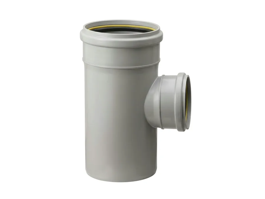 Prince Pipes Ultrafit SWR Reducing T 110 X 75 mm Rubber Ring Joint