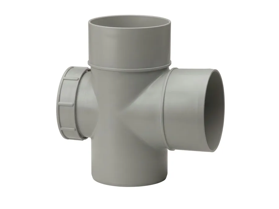 Prince Pipes Ultrafit SWR Single T With Door 75 mm Royal Rubber Ring Joint