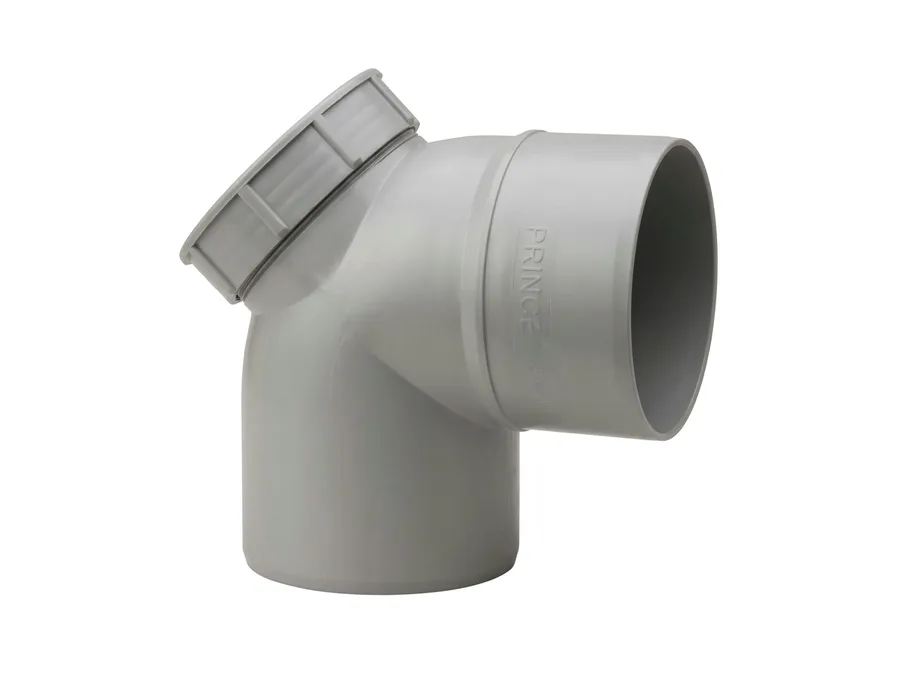 Prince Pipes Ultrafit SWR Bend With Door 50 mm Royal Solvent Joint