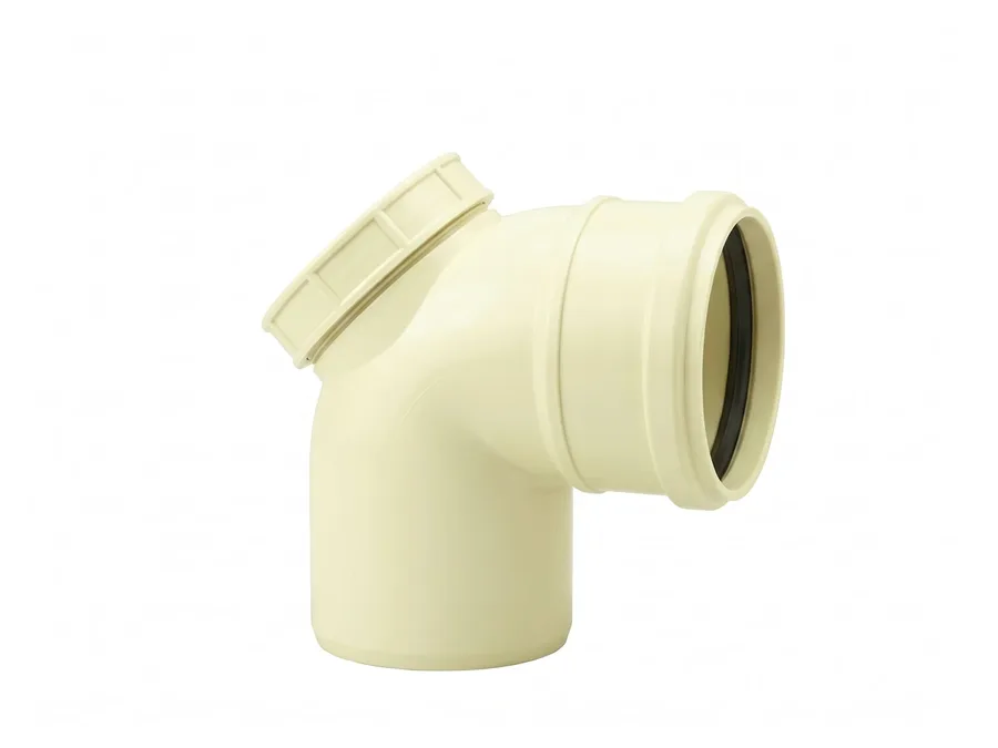 Prince Pipes Silentfit Rubber Ring Bend With Door 160 mm
