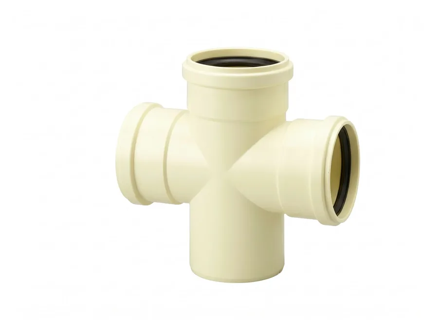 Prince Pipes Silentfit Rubber Ring Single Tee With Door 75 mm