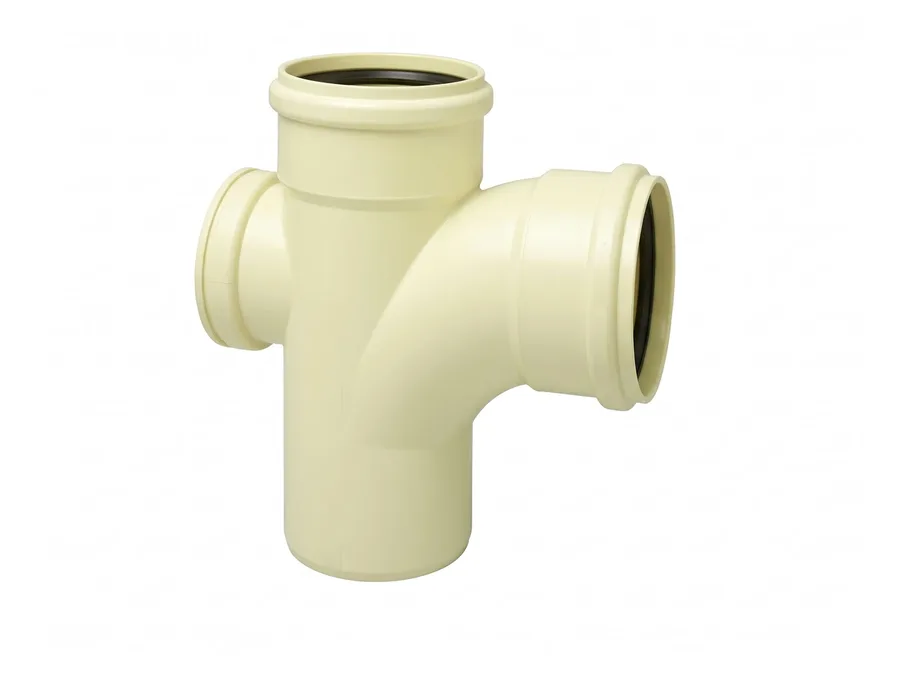 Prince Pipes Silentfit Solvent Joint Swept T With Door 110 mm