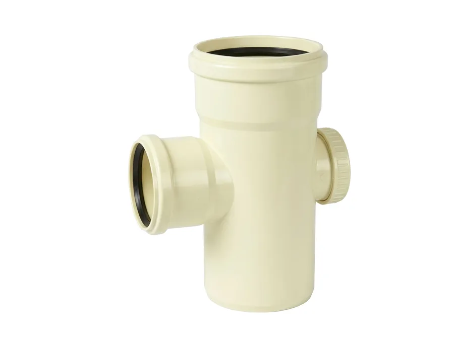 Prince Pipes Silentfit Solvent Joint Reducing Tee With Door 160 x 110 mm